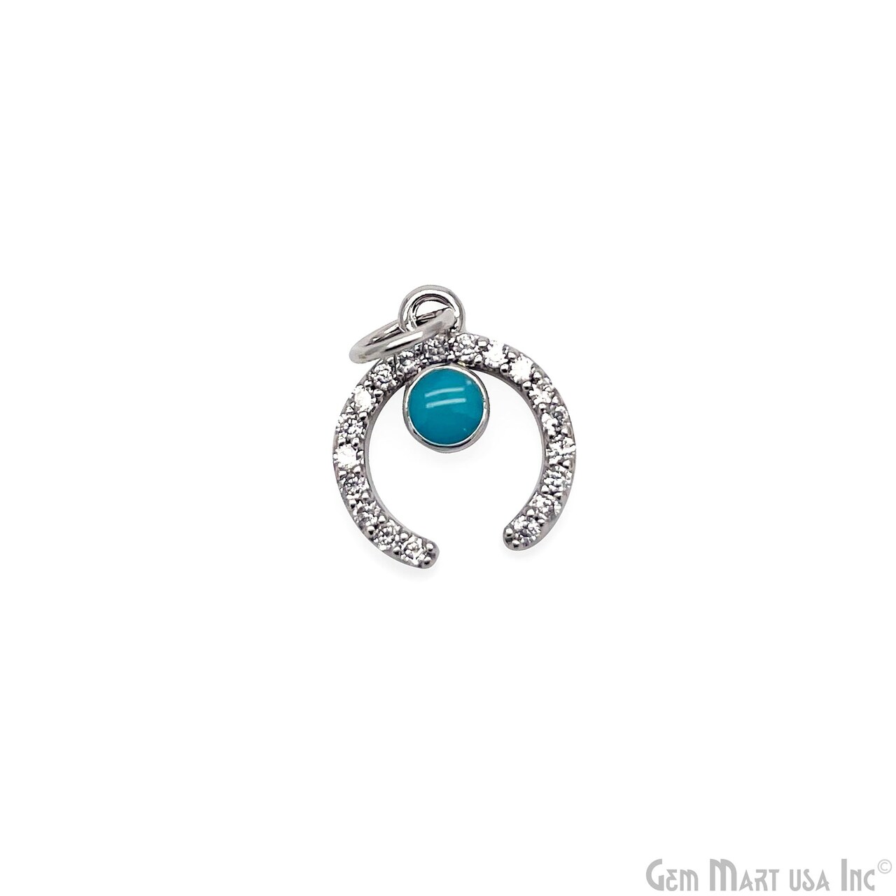 Horn Shape Charm Dainty Crescent Moon Necklace Pendant Jewelry GemMartUSA